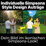 Entdecken Sie die Magie der digitalen Simpsons-Kunst – Persönliche Simpsons-Cartoon- Designs